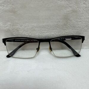 Cruz Rockaway Blvd Black Semi-Rimless Rectangular Eyeglasses Frames 54-17-140